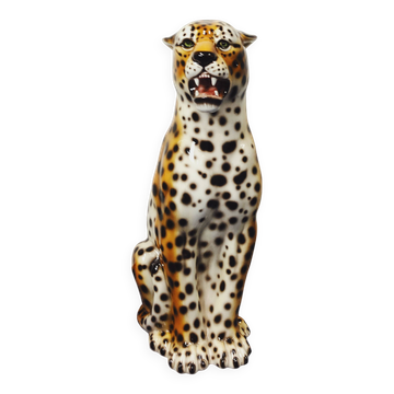 Leopard Statue Ceramic