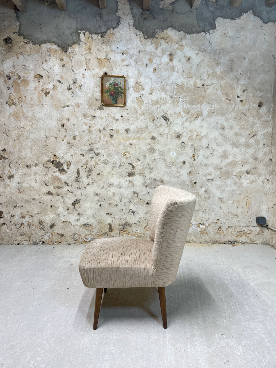 2 cocktail armchairs