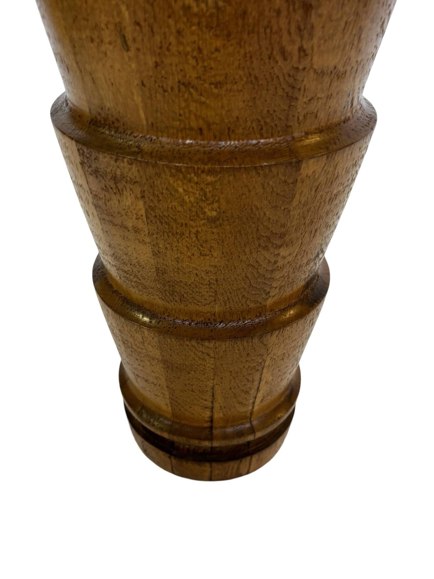 Vintage umbrella holder wooden basket storage 1960 minimalist design