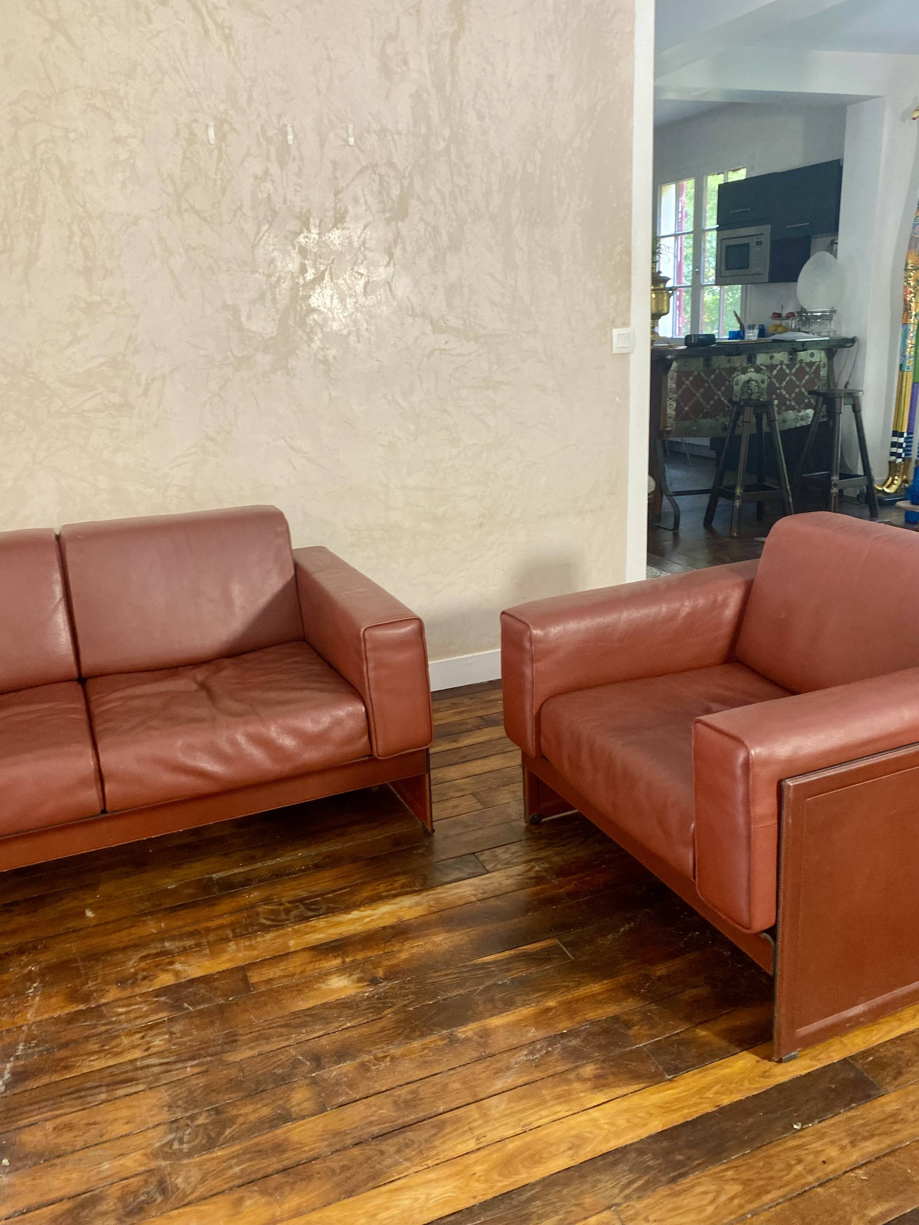 Korium km 3/1 armchair by Tito Agnoli for Matteo Grassi, Italy from the 1970s