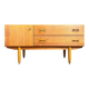 Vintage teak sideboard in Scandinavian design, antique TV stand