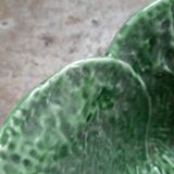 Vintage Cabbage Barbotine Salad Bowl