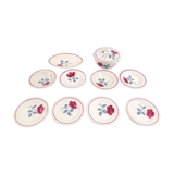 Dinette crockery doll's house ceramic 10 pieces vintage France