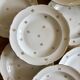 Set of 10 vintage Limoges porcelain soup plates