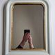 Vintage Louis Philippe style table mirror 54 cm x 42 cm