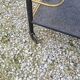 Rolling service bar of the 50s in rigitulle and brass