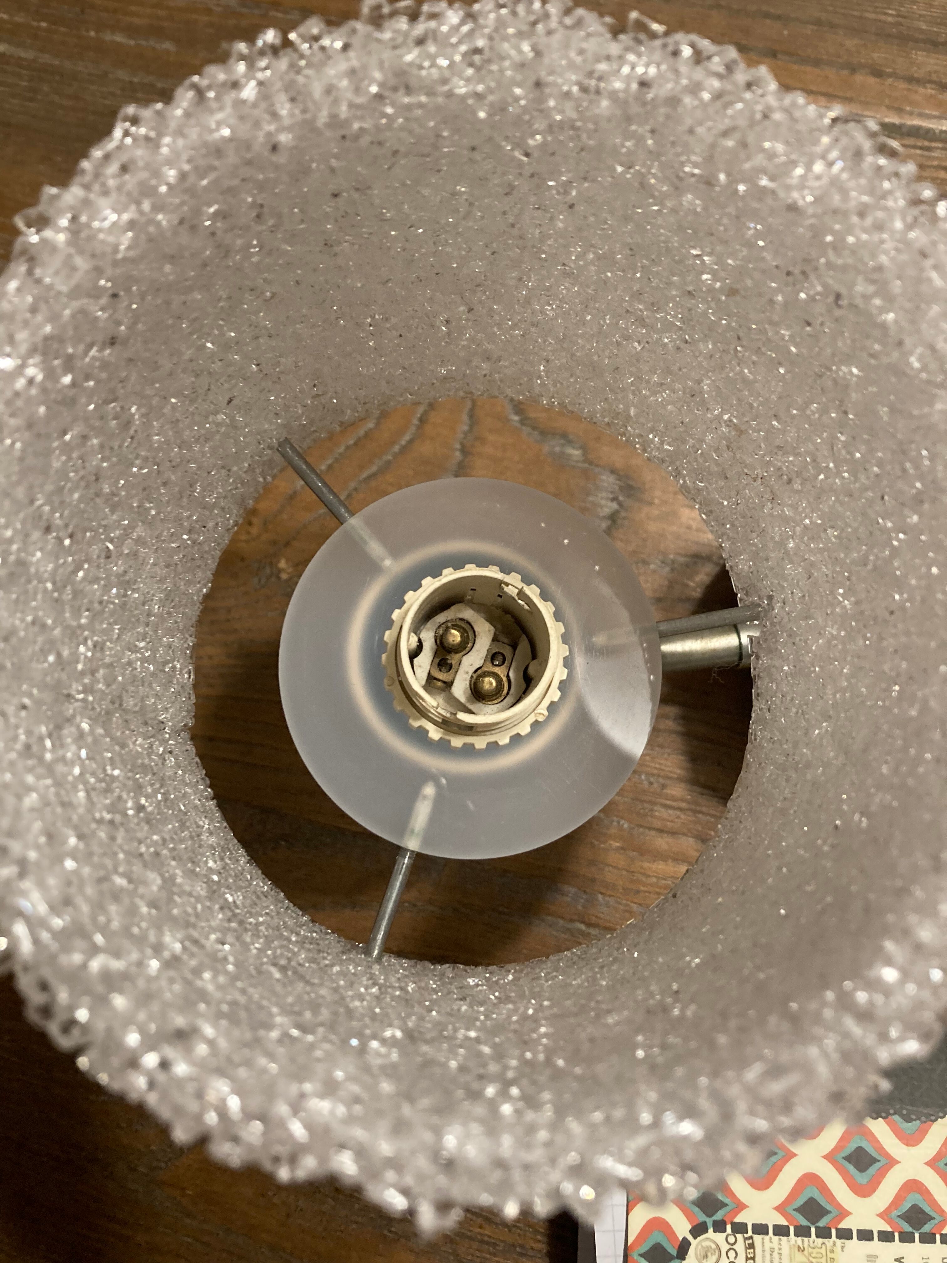 Vintage wall lamps in perspex and chrome metal 60s
