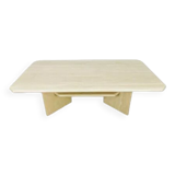 Travertine rectangle coffee table