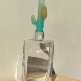 Daum cactus Hilton Mc Connico crystal whiskey decanter
