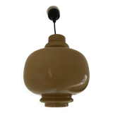 Oplight 75 pendant light vintage lamp in beige opaline by Hans-Agne Jakobsson