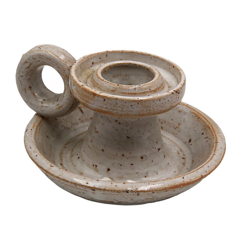 Vintage sandstone candlestick