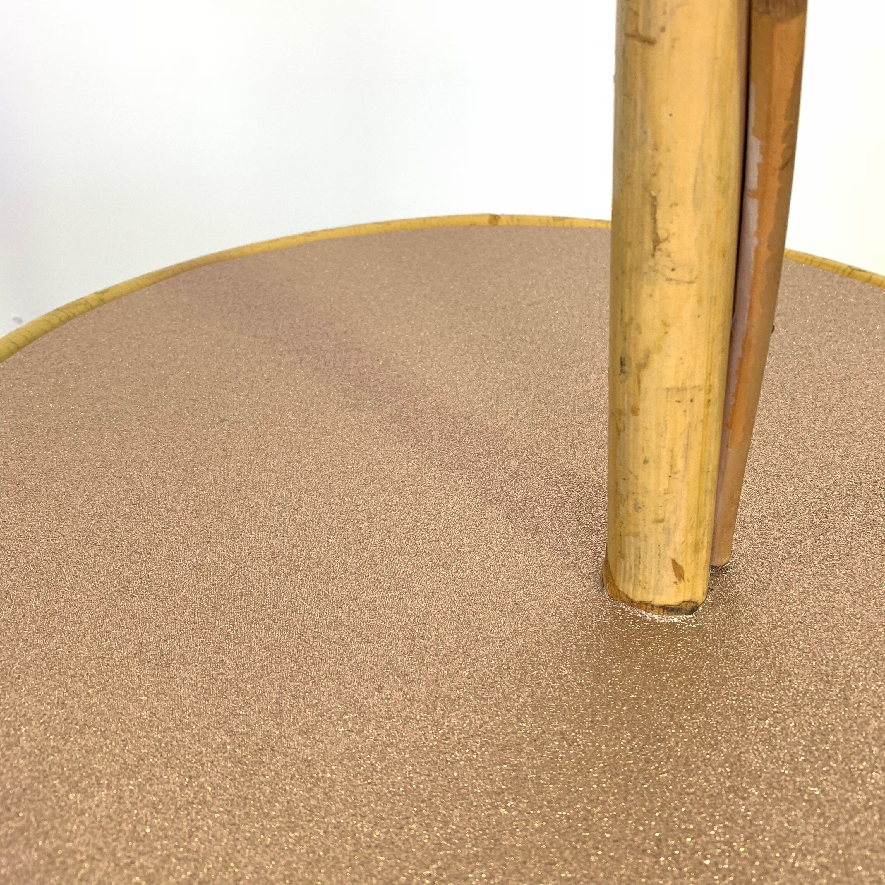 Floor lamp shelf and door magazine rattan