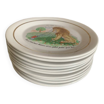 Fables of the Fountain talking plates by Grotti