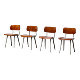 Four 1950 Revolt chairs by Design Friso Kramer