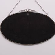Miroir ovale Art Déco France années 1930