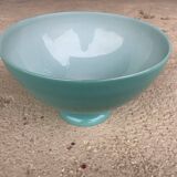 Abat-jour en verre ancien céladon