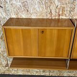 60s 70s teak string shelf module by Kajsa & Nils "Nisse" Strinning Sweden 60s