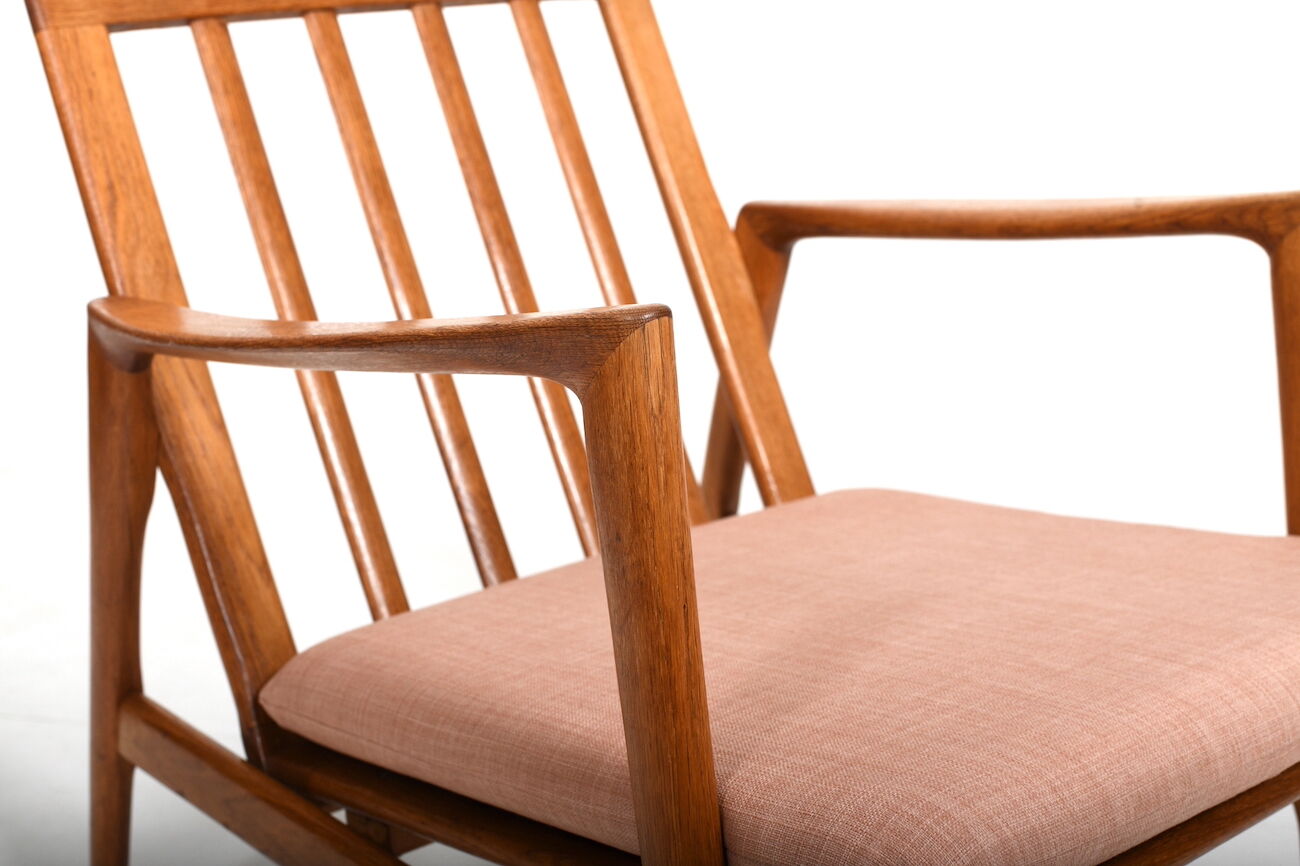 Mid century ikea easychair in solid oak from 1954