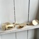 Three ducks or trio in solid brass