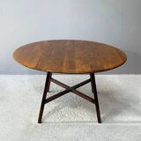 Ercol 1950’s ‘Old Colonial 377”  blue label drop leaf table