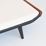 Dick Cordemeyer Lit de repos Cléopâtre en lin blanc Auping Pays-Bas 1954