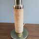 Table lamp decor gold metal Cork and vintage flighting 70