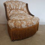 Fauteuil crapaud ancien