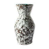 Scheurich Vase 523-18 Ceramic Fat Lava, 1960's