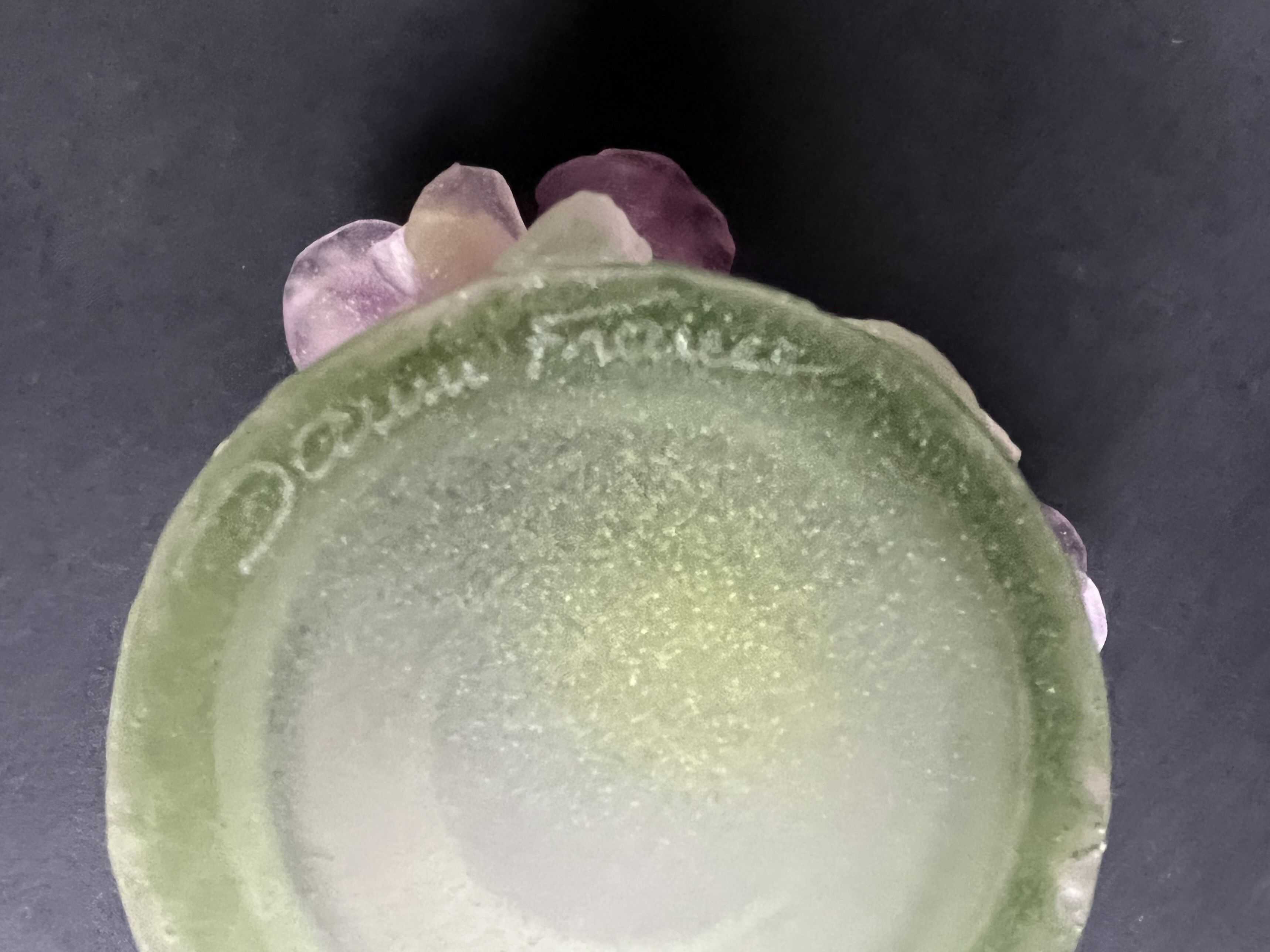 Daum vase in glass paste