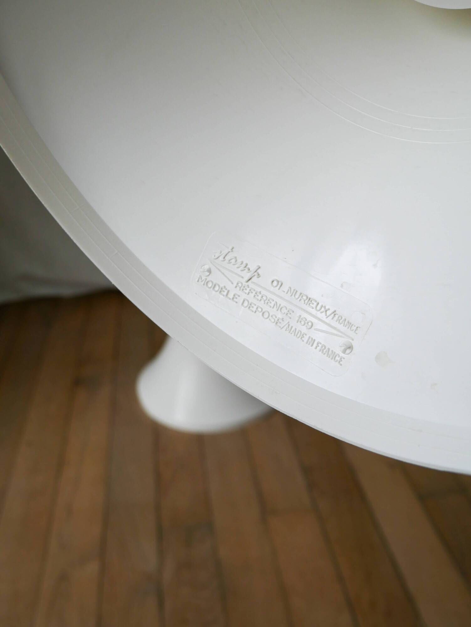 Pair of Tam-Tam stools Made in France Stamp 1970