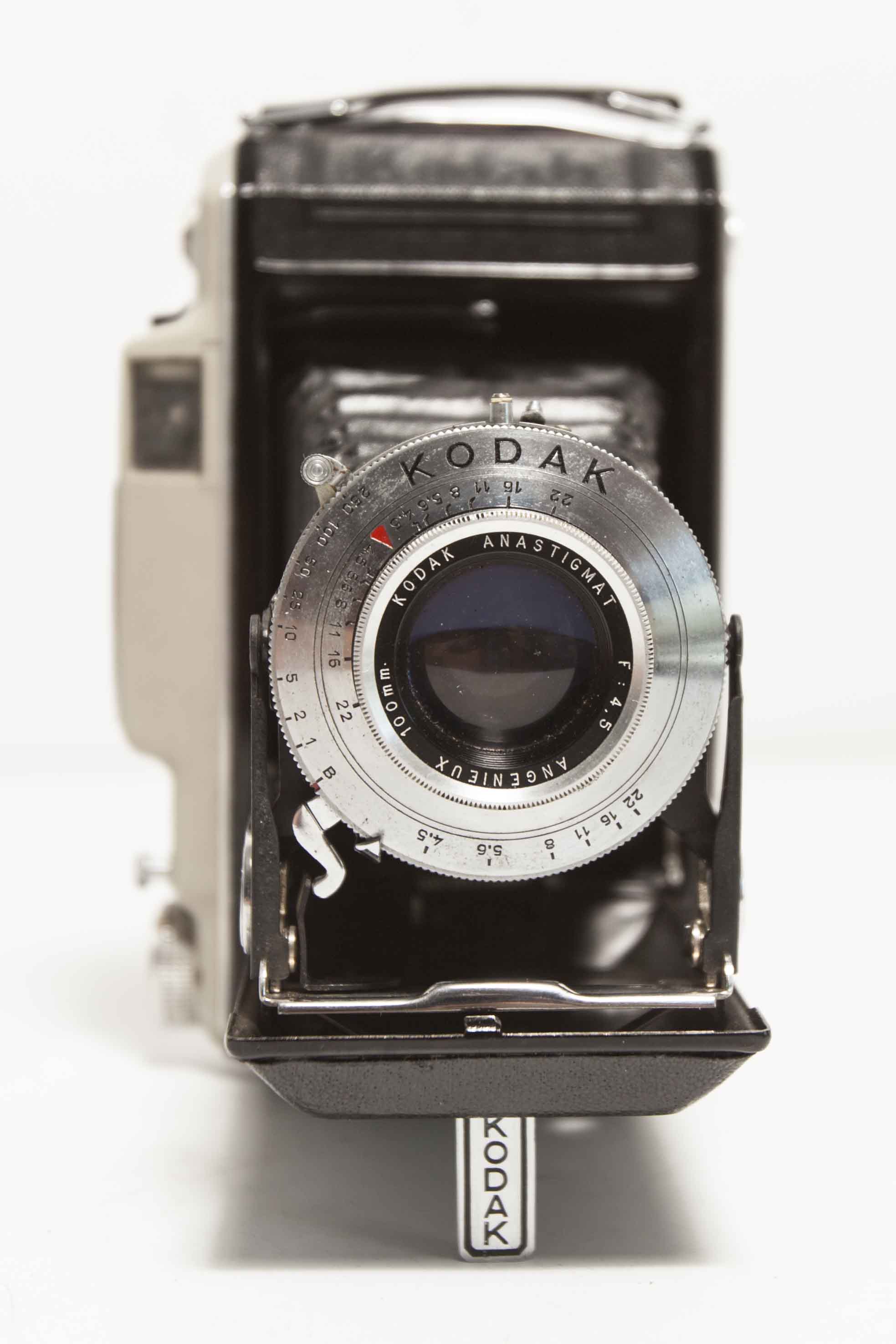 Appareil Photo Vintage KODAK Modèle 33 - Objectif Angénieux F/4.5, Format 6x9, Occasion Avec étui