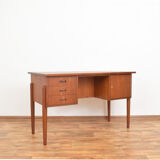 Mid-Century Danish Teak Desk, 1960s.