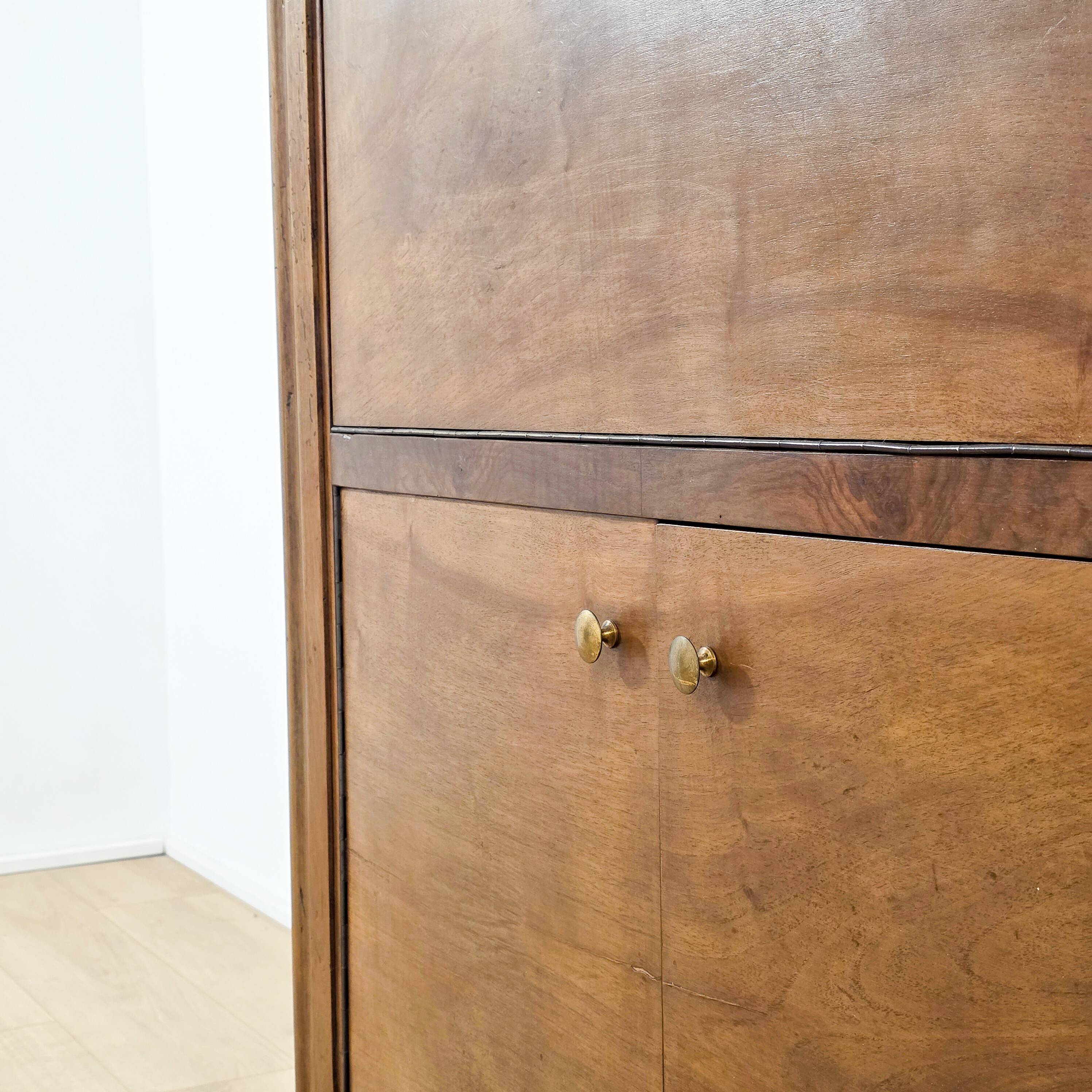 1950s solid wood secretary