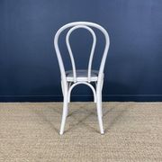 Set of 6 Thonet-type curved wooden bistro chairs