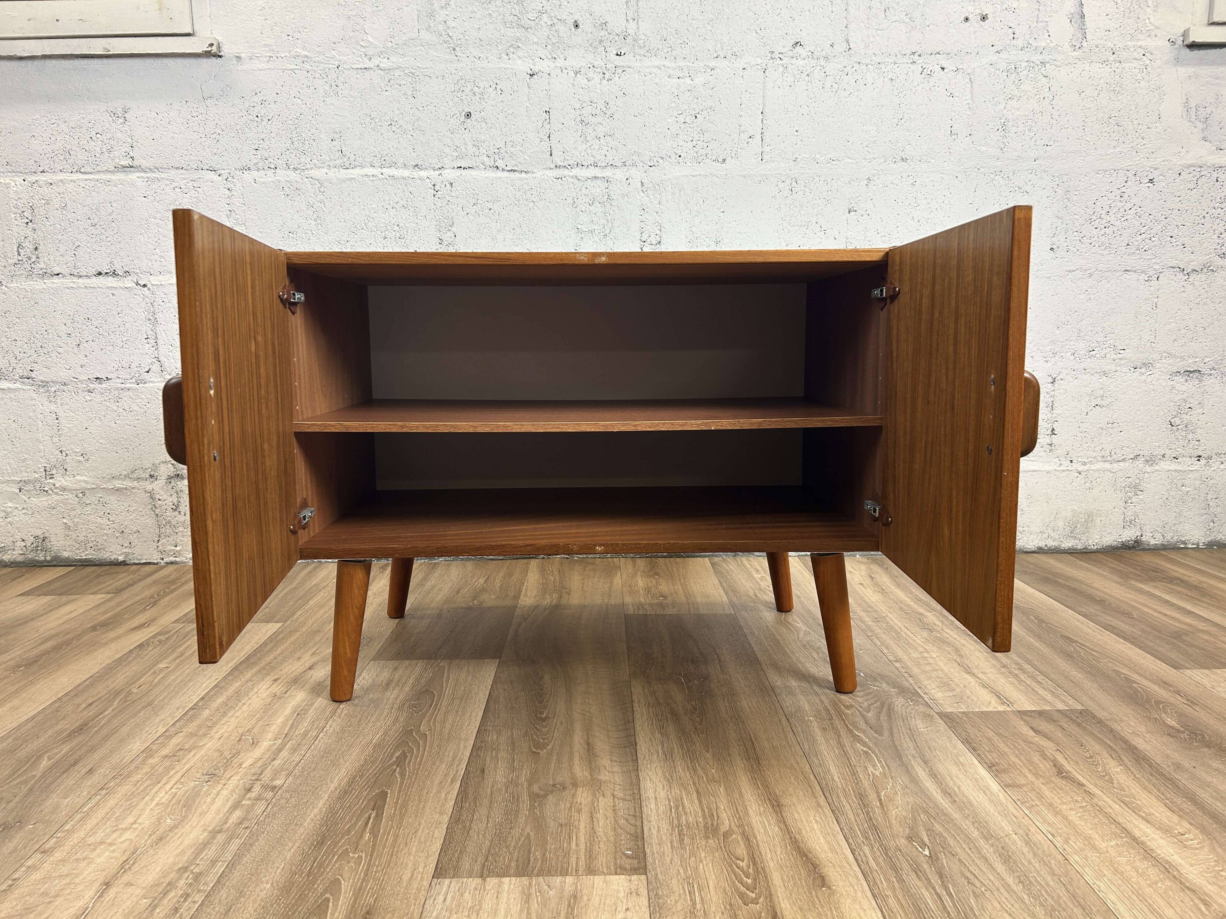 Vintage Scandinavian teak sideboard by Denka, 1960s