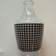 Carafe en verre décor Vichy