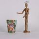 Ancient majolica vase from Tivoli, Italy, 20th century