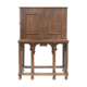 Travel cabinet on its base