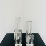 Complete set of 4 Luigi Massoni soliflore vases
