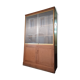 Large Bookcase, Solid Wood Display Cabinet, Functional Design 1950s, 1960s