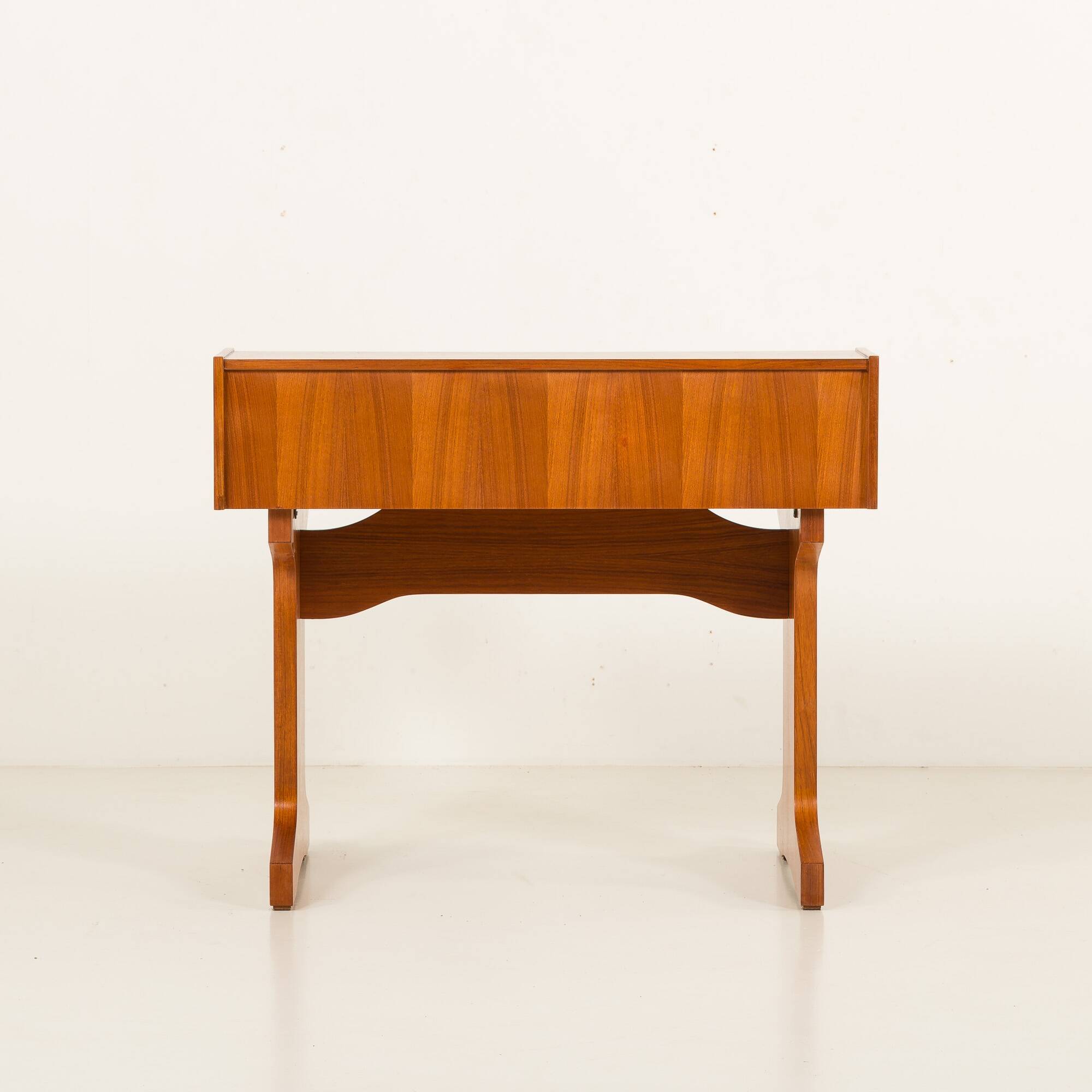 Italian mid century modern teak desk by IMB, 1960s
