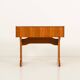 Italian mid century modern teak desk by IMB, 1960s