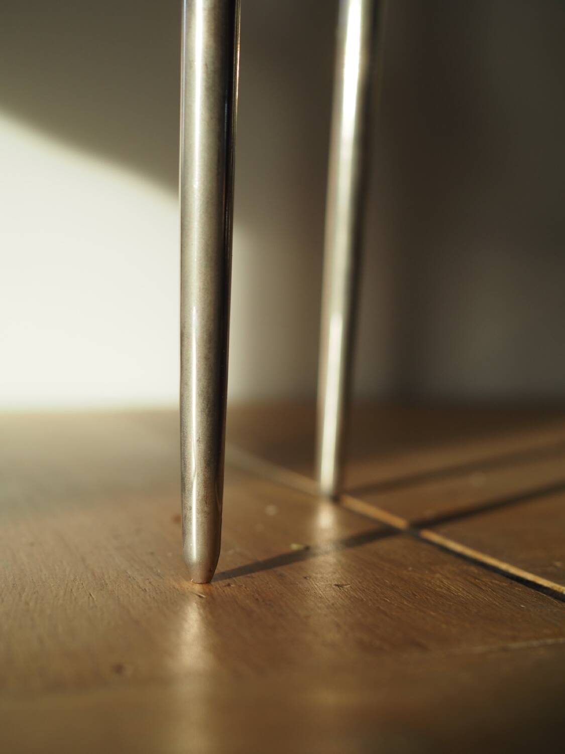 Scandinavian chrome modular candle holder 1960