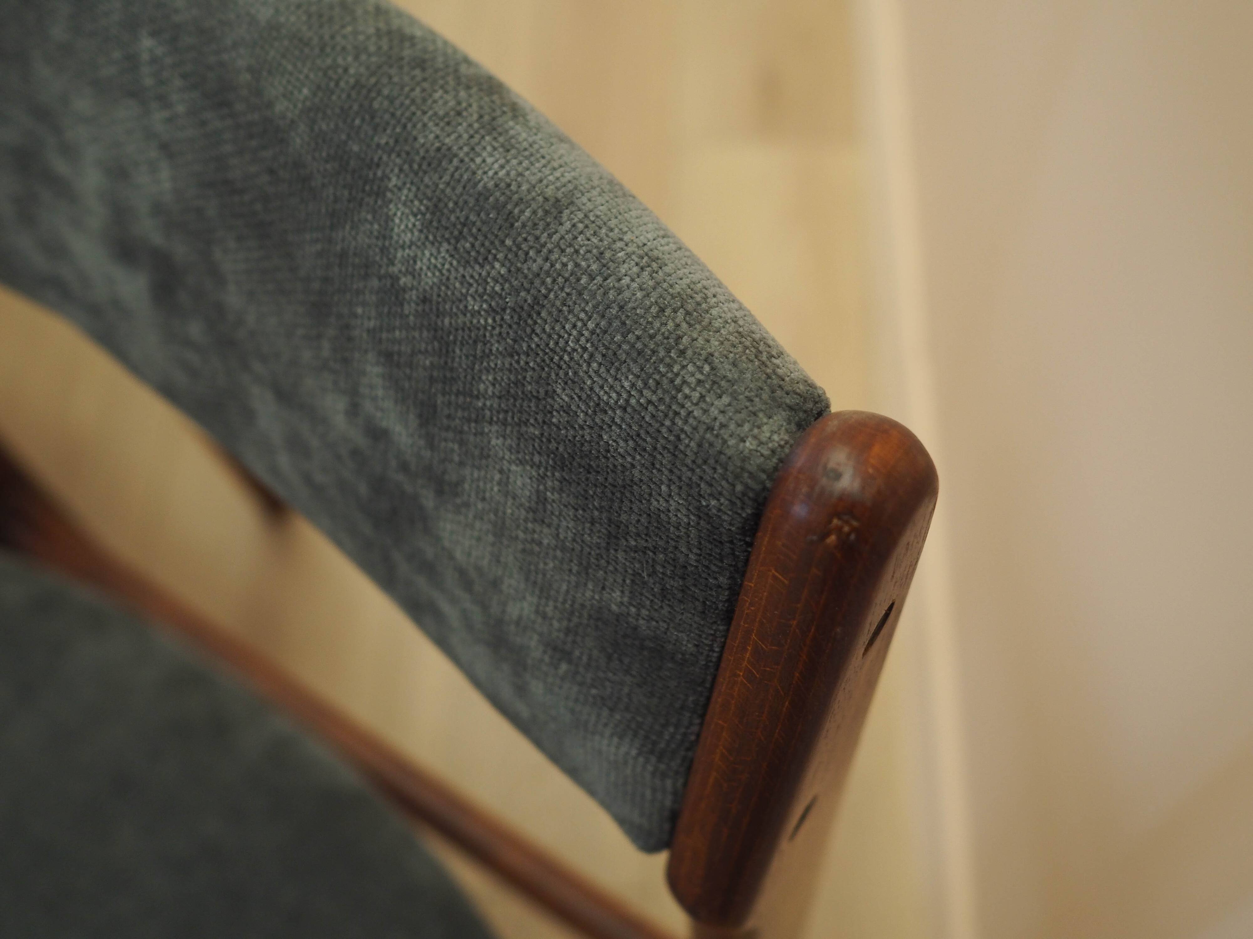Set of four teak chairs, Danish design, 1970s, made in Denmark