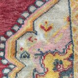 Tapis patiné orient laine fait mai 166 cm x 95 cm