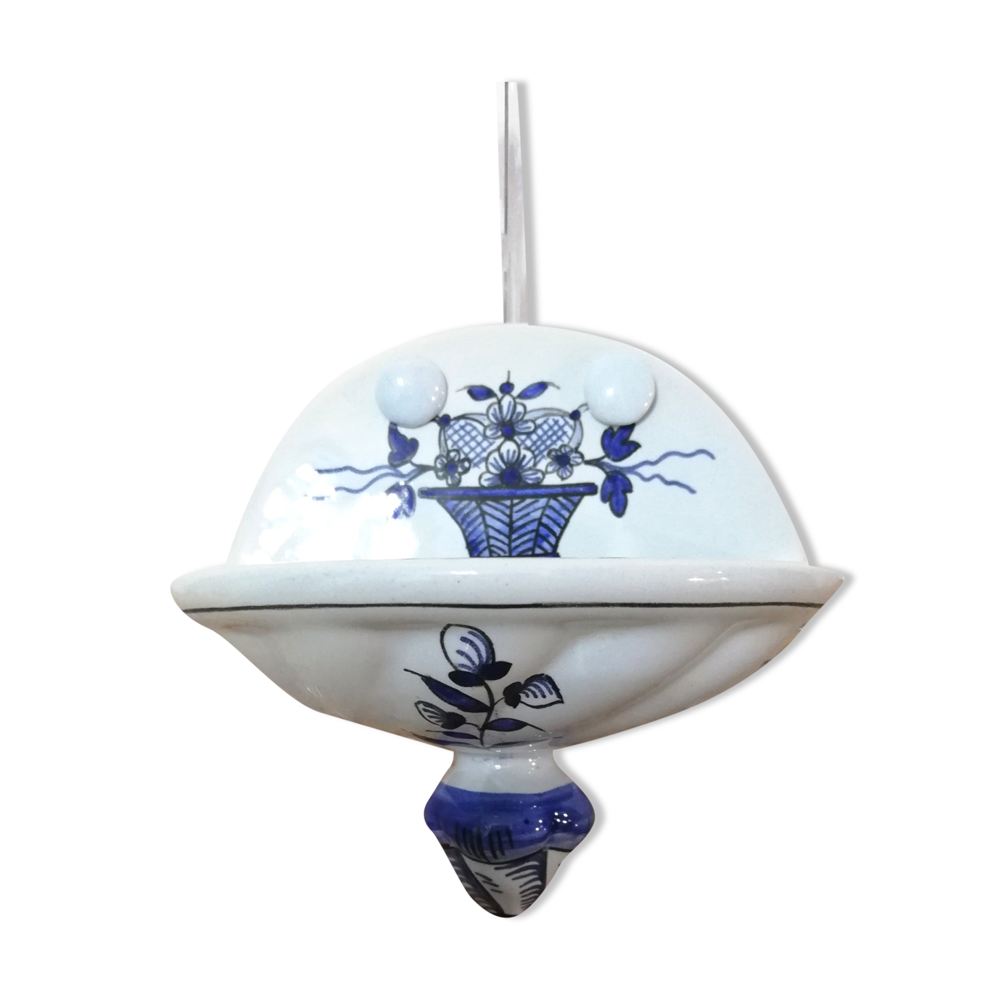 Soap holder in old Rouen earthenware