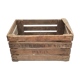 Old wooden box stamped dimension: height -33cm- width -61 cm- Pr-33cm-