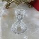 Double crystal salt cellar by Baccarat, model with cut decoration, 20th century.