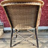 Vintage bamboo armchair from the 30s/40s
