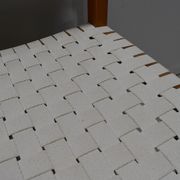 Suite de 6 chaises vintage en hêtre clair fin XXe